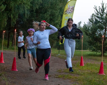 Saulgriežu skrējiens Jēkabpils Mežaparkā, 20.06.2025.