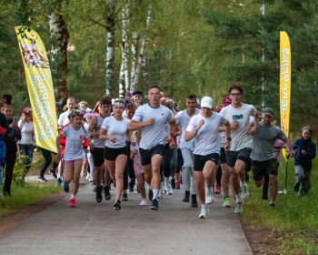 Saulgriežu skrējiens Jēkabpils Mežaparkā, 20.06.2025.