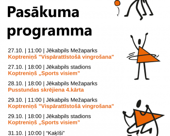 Koptreniņi Veselības sporta nedēļā 2020