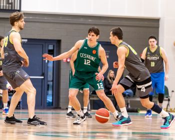Jēkabpils novada atklātā čempionāta basketbolā pirmās spēles, 9.02.2025.