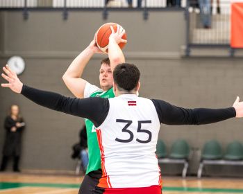 Jēkabpils novada atklātā čempionāta basketbolā pirmās spēles, 9.02.2025.