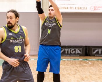Jēkabpils novada atklātā čempionāta basketbolā pirmās spēles, 9.02.2025.