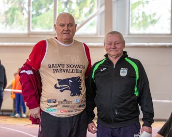 Jēkabpils novada atklātais vecmeistaru čempionāts vieglatlētikā telpās, 3.02.2024.