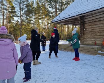 Ģimeņu sportiskais izaicinājums | Ziemas prieki Jēkabpils Mežaparkā, 9.02.2025.