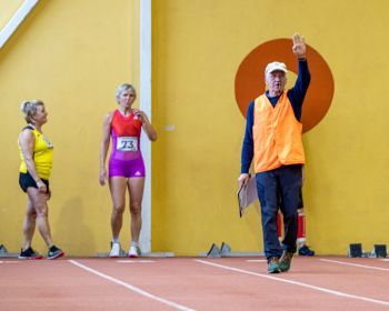 Jēkabpils novada atklātais vecmeistaru čempionāts vieglatlētikā telpās, 3.02.2024.
