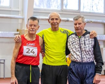 Jēkabpils novada atklātais vecmeistaru čempionāts vieglatlētikā telpās, 3.02.2024.