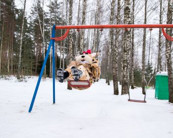 Lūsijas piedzīvojumi Jēkabpils Mežaparkā, 19.01.2021.