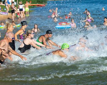 Tautas triatlona stafete 2024, 10.07.2024.