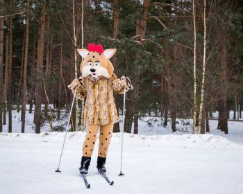 Lūsijas piedzīvojumi Jēkabpils Mežaparkā, 19.01.2021.