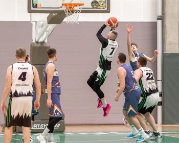 Jēkabpils novada atklātā čempionāta basketbolā pirmās spēles, 9.02.2025.