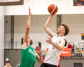Jēkabpils novada atklātā čempionāta basketbolā pirmās spēles, 9.02.2025.