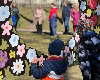 Sportiskās aktivitātes Lieldienās Kena parkā, 17.04.2022.
