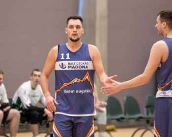 Jēkabpils novada atklātā čempionāta basketbolā pirmās spēles, 9.02.2025.