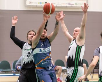 Jēkabpils novada atklātā čempionāta basketbolā pirmās spēles, 9.02.2025.