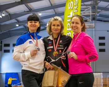 Jēkabpils novada atklātais vecmeistaru čempionāts vieglatlētikā telpās, 3.02.2024.