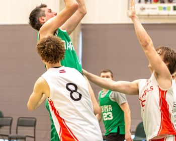 Jēkabpils novada atklātā čempionāta basketbolā pirmās spēles, 9.02.2025.