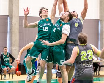 Jēkabpils novada atklātā čempionāta basketbolā pirmās spēles, 9.02.2025.