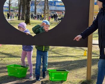 Sportiskās aktivitātes Lieldienās Kena parkā, 17.04.2022.