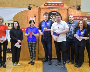 Jēkabpils Kauss 2022 šautriņmešanā, 16.-17.04.2022.