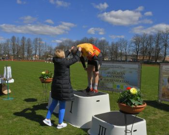 31. Jēkabpils novada atklātais čempionāts vieglatlētikā pieaugušajiem un U-16, 30.04.2022.