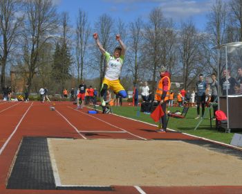 31. Jēkabpils novada atklātais čempionāts vieglatlētikā pieaugušajiem un U-16, 30.04.2022.