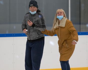 Slidošana Jēkabpils sporta hallē, 15.10.2020.