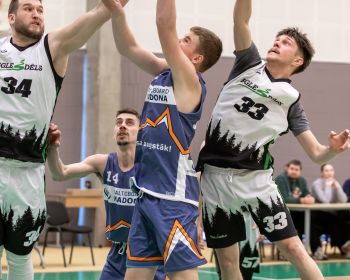 Jēkabpils novada atklātā čempionāta basketbolā pirmās spēles, 9.02.2025.