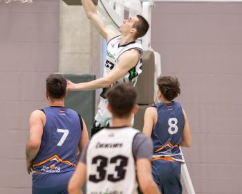Jēkabpils novada atklātā čempionāta basketbolā pirmās spēles, 9.02.2025.
