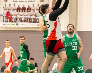Jēkabpils novada atklātā čempionāta basketbolā pirmās spēles, 9.02.2025.