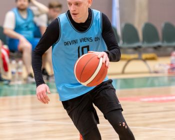 Jēkabpils novada atklātā čempionāta basketbolā pirmās spēles, 9.02.2025.