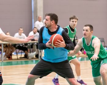 Jēkabpils novada atklātā čempionāta basketbolā pirmās spēles, 9.02.2025.