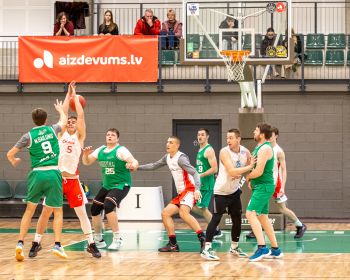 Jēkabpils novada atklātā čempionāta basketbolā pirmās spēles, 9.02.2025.