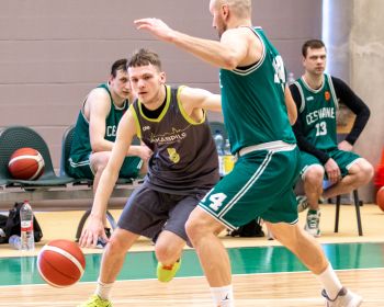 Jēkabpils novada atklātā čempionāta basketbolā pirmās spēles, 9.02.2025.