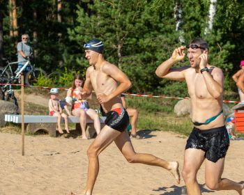 Tautas triatlona stafete 2024, 10.07.2024.