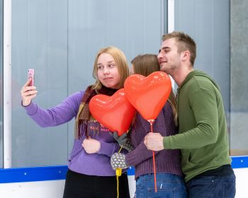 Valentīndienas randiņš slidotavā, 14.02.2022.