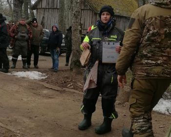 Zemledus makšķerēšanas sacensības Atašienē, 19.02.2023.