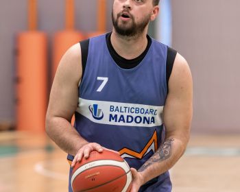 Jēkabpils novada atklātā čempionāta basketbolā pirmās spēles, 9.02.2025.