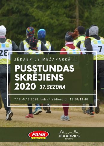 Pusstundas skrējiens veselībai kopā ar FANS Prosport 2.kārta