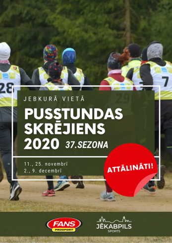 Pusstundas skrējiens veselībai kopā ar FANS Prosport 9.kārta