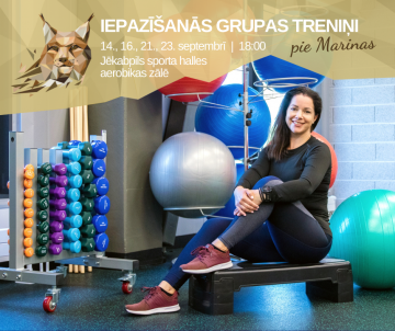 Bezmaksas grupas treniņš JSH aerobikas zālē