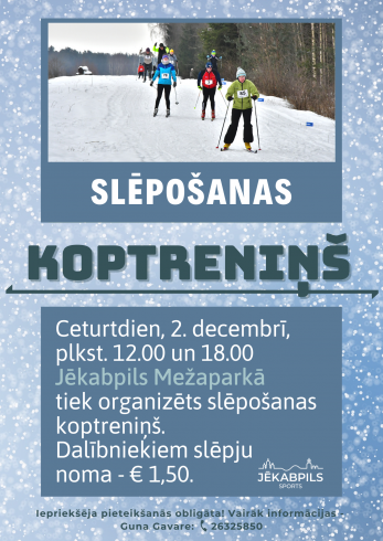 Slēpošanas koptreniņš