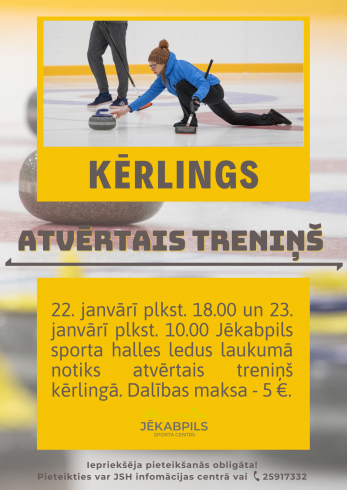 Atvērtais treniņš kērlingā