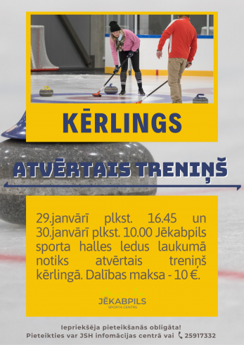 Atvērtais treniņš kērlingā