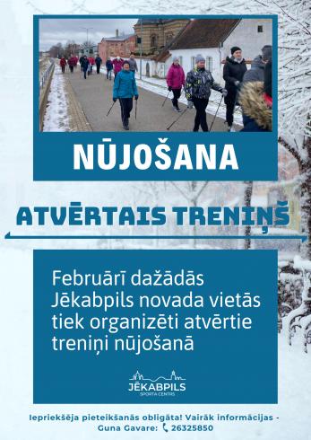 Atvērtais treniņš nūjošanā