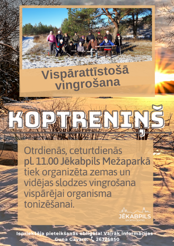Koptreniņš “Vispārattīstošā vingrošana”