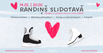 Valentīndienas randiņš slidotavā