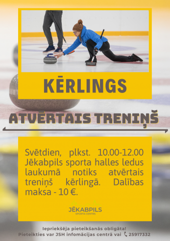 Atvērtais treniņš kērlingā
