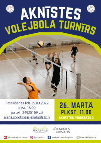 Aknīstes volejbola turnīrs