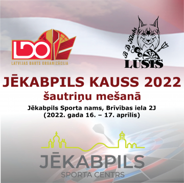 Jēkabpils kauss 2022 šautriņu mešanā