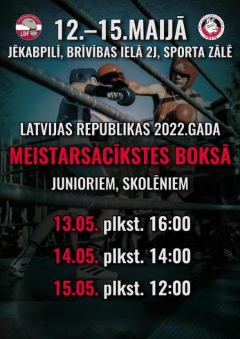 LR Meistarsacīkstes boksā junioriem un skolēniem